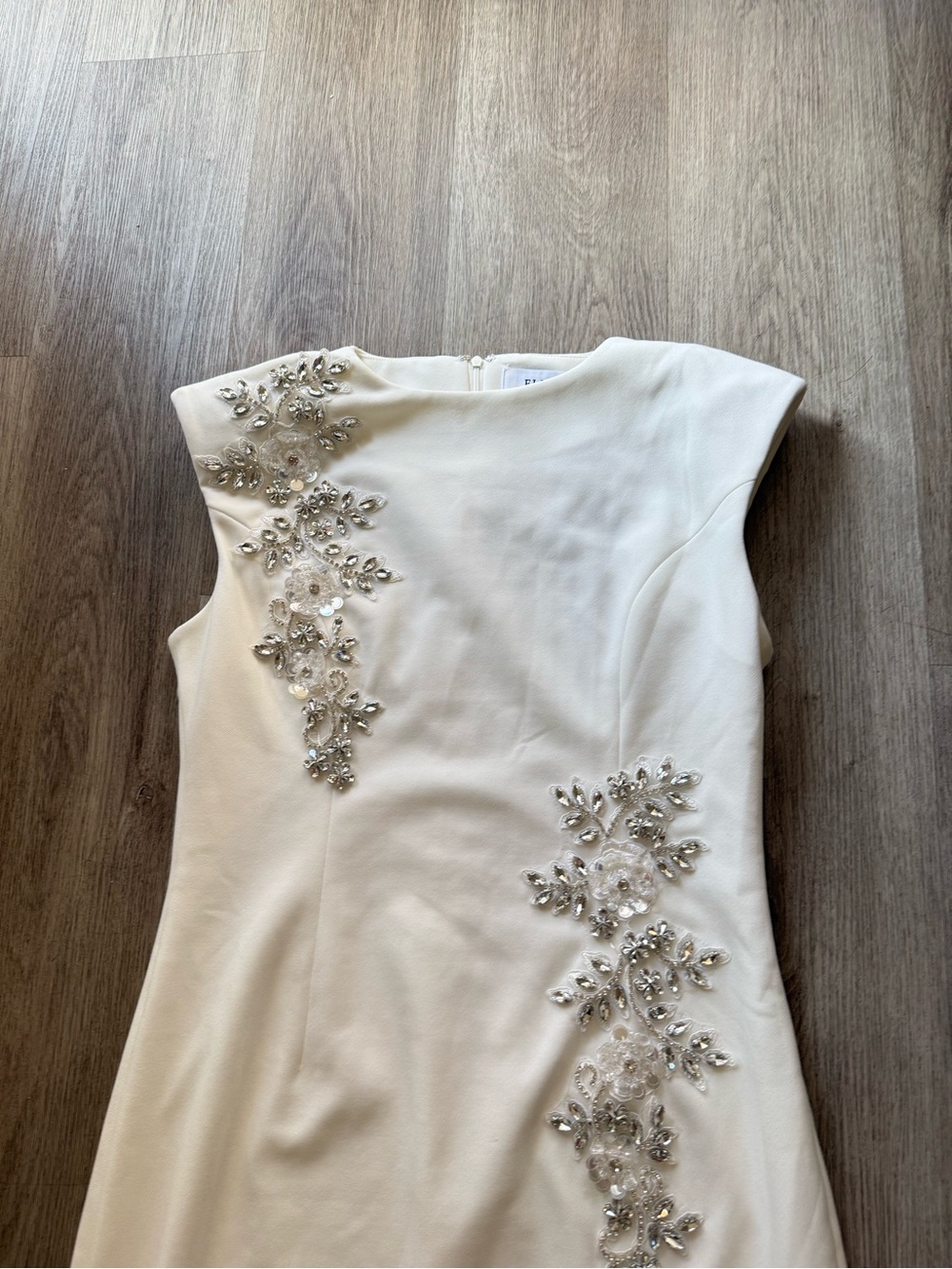 elliatt veda white 3d floral embellished diamante bridal gown maxi dress XXL NEW - Picture 9 of 16